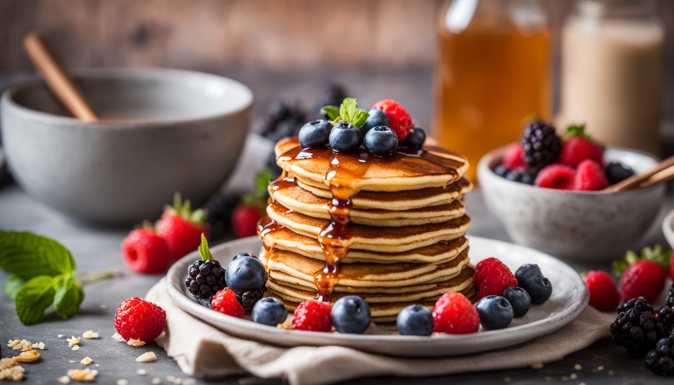 Oat Flour Pancakes