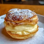 Italian Cream Puffs with Custard Filling