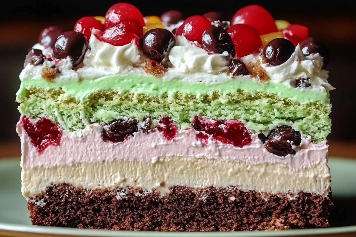 Italian Spumoni Cake