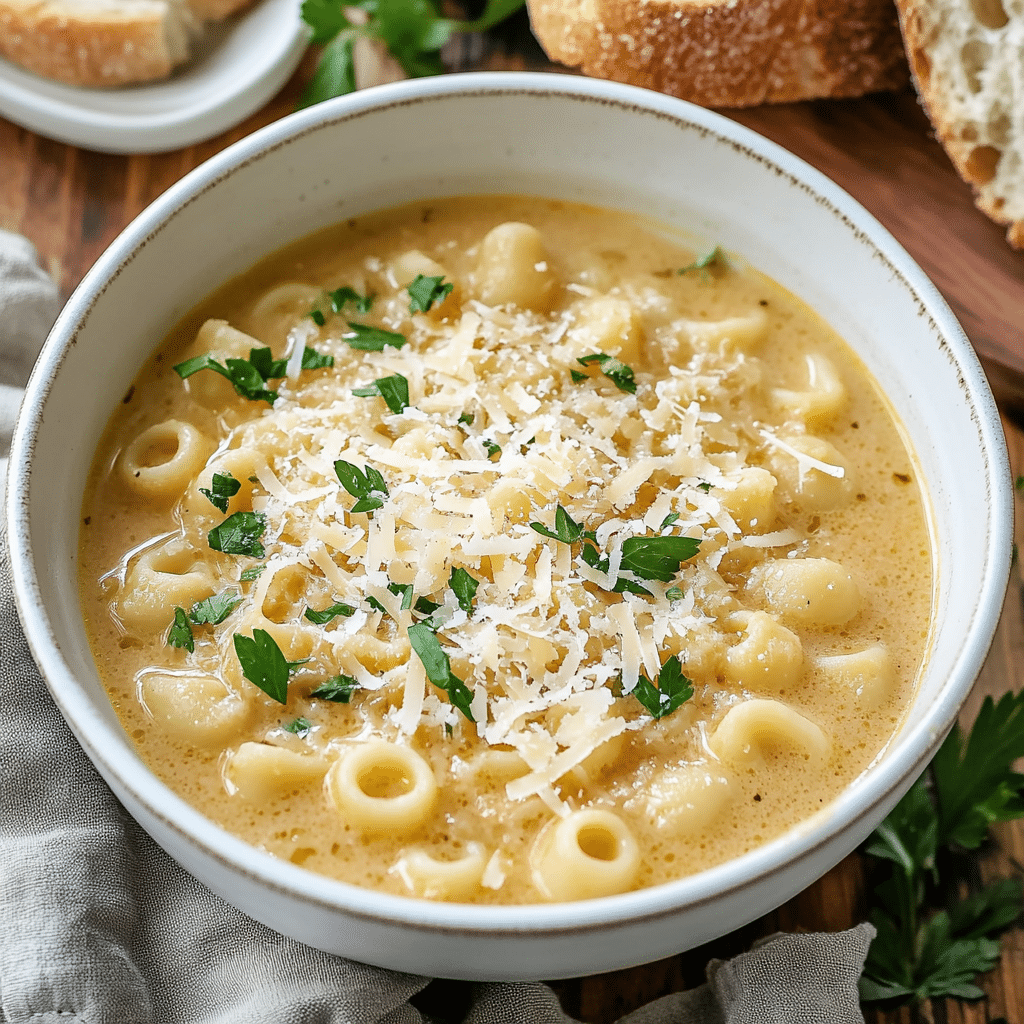 Parmesan Pasta Soup