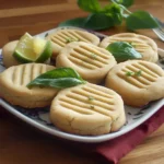 Lemon Lime Basil Italian Shortbread Cookies