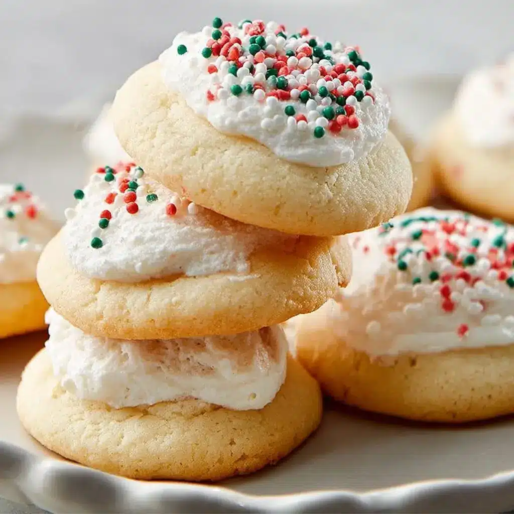 soft Italian Christmas Ricotta Cookies